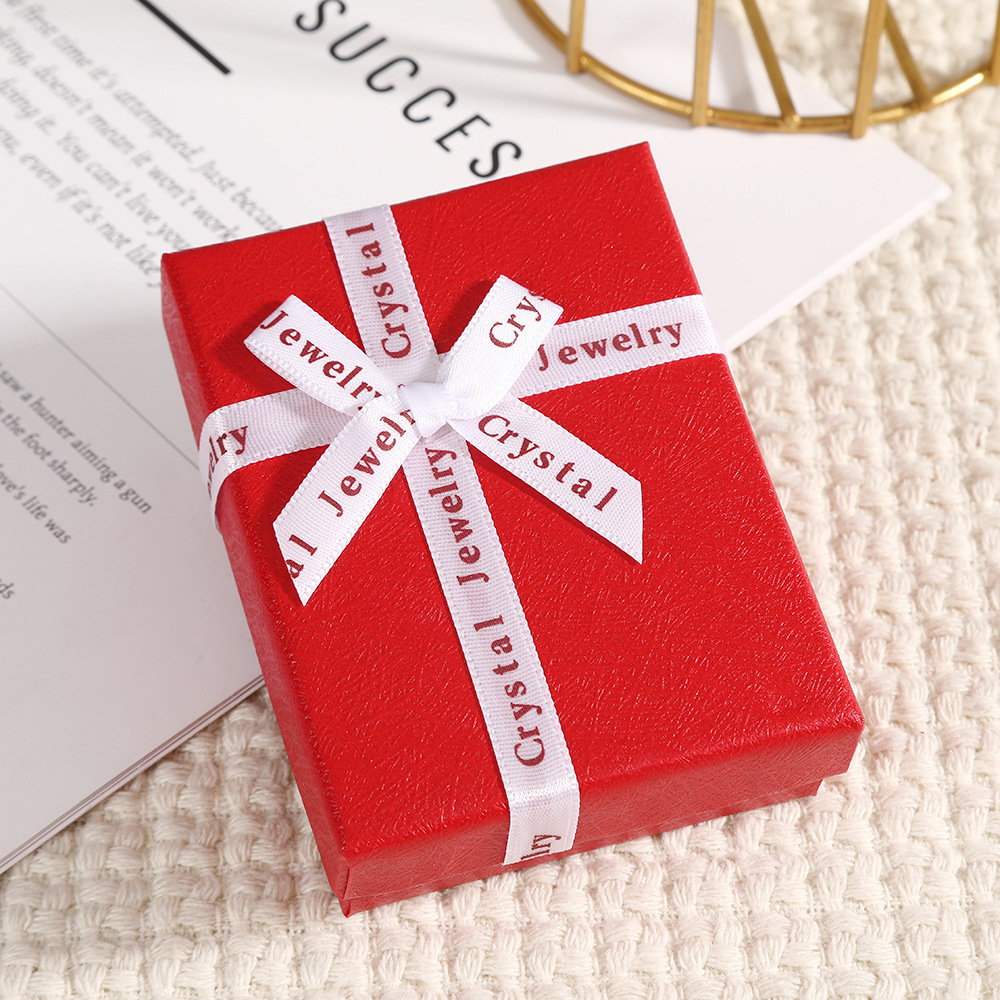 Tempestad francesa retro arco decoración caja de regalo heaven cubierta collar pulsera joyas caja de embalaje caja de joyas