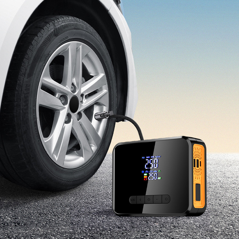 Car emergency start power car air pump LED lighting all-in-one portable large-capacity power supply wholesale
