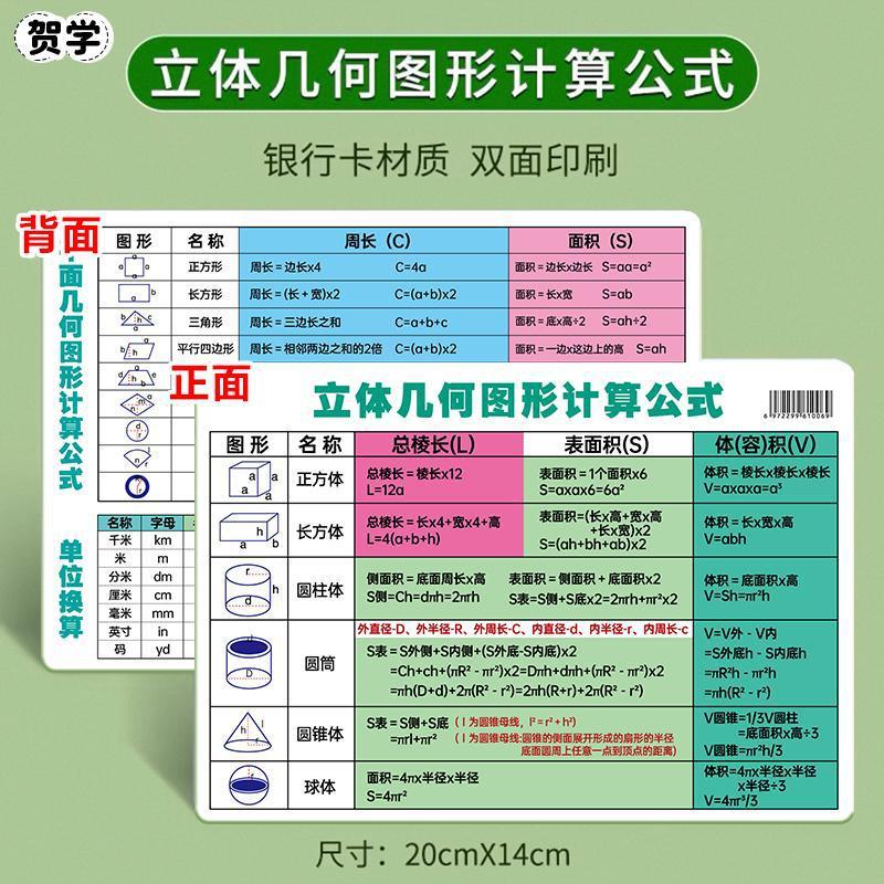 初中化学元素周期表实物卡片知识点挂图数学物理公式方程式初中生|undefined