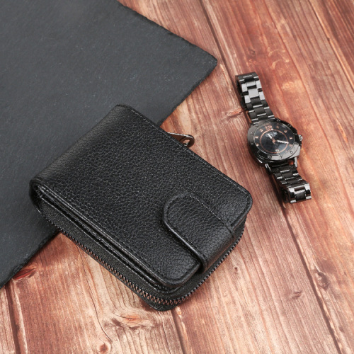 2024 new style accordion card holder men's anti-theft brush driver's license leather case wallet driving license driver's license two-in-one