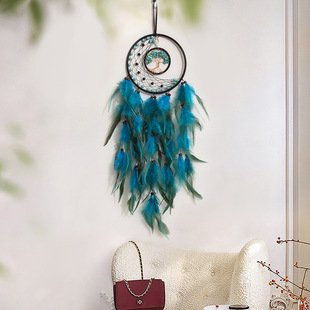 Dreamer Handmade Cross-Border Tree of Life Feather Home Decoration Dream Catcher Wall Hanging Room Decoration Dream Catcher