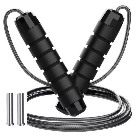 Cross-border Explosions Load Steel Wire Rope Skipping Weight Racing Fitness Training High School Entrance Examination Competition Bearing Professional Rope Skipping