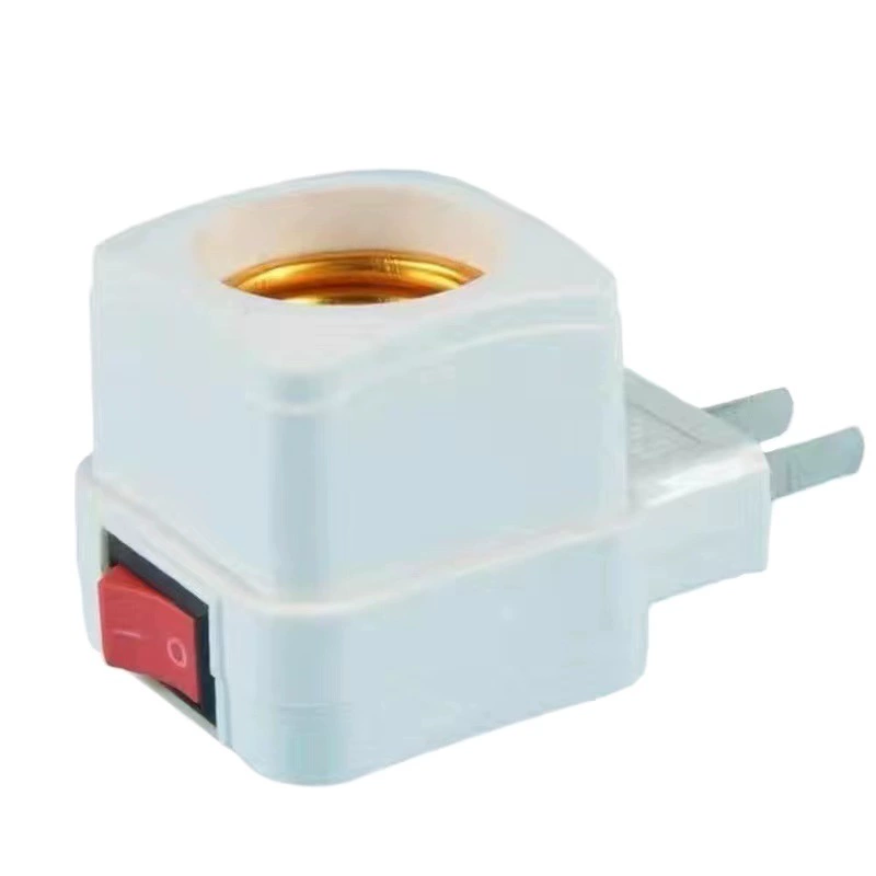 Держатель бытовой Лампы E27 термостойкий огнестойкий винтовой держатель лампы подключаемый патрон переходной лампы с выключателем ночника