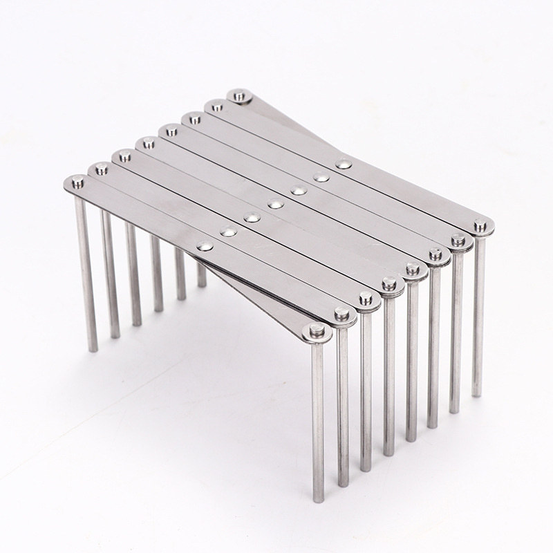 Multi-funcional de acero inoxidable retráctil al vapor rack drenaje olla cubierta rack placa rack plegable hogar cocina almacenamiento rack fila esqueleto