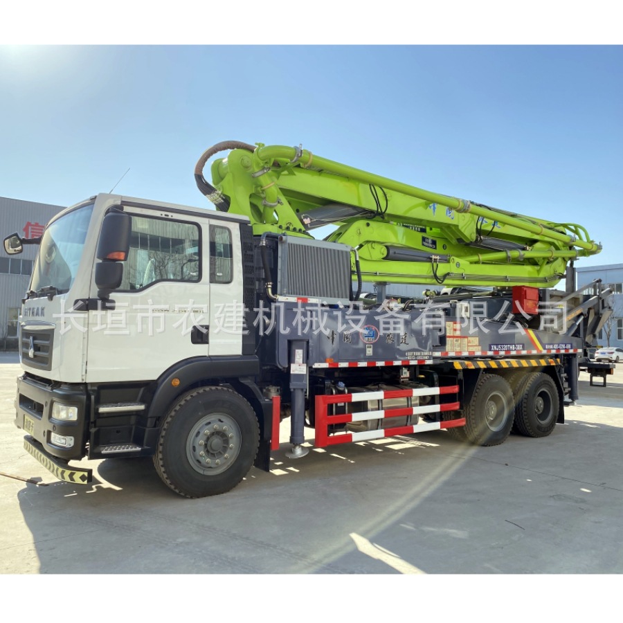 供应臂架式38米搅拌天泵 38米混凝土泵车 建筑工程臂架天泵