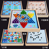 Strategy game, universal fighting checkers, wooden toy for elementary school students