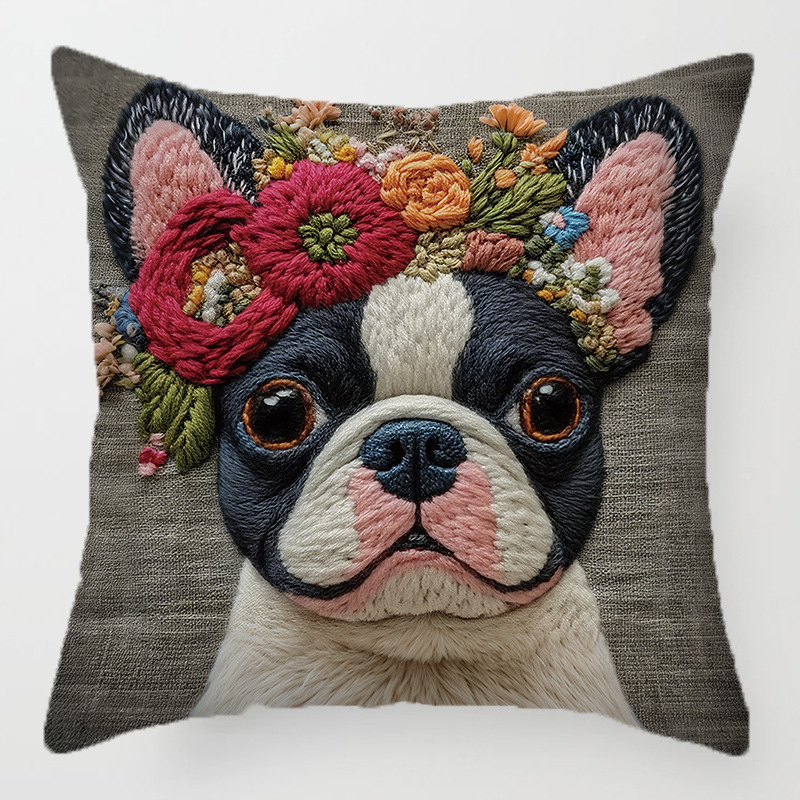 temu 新しいレトロ象模造刺繍枕カバーボヘミアンスタイルソファプリントクッション卸売|undefined