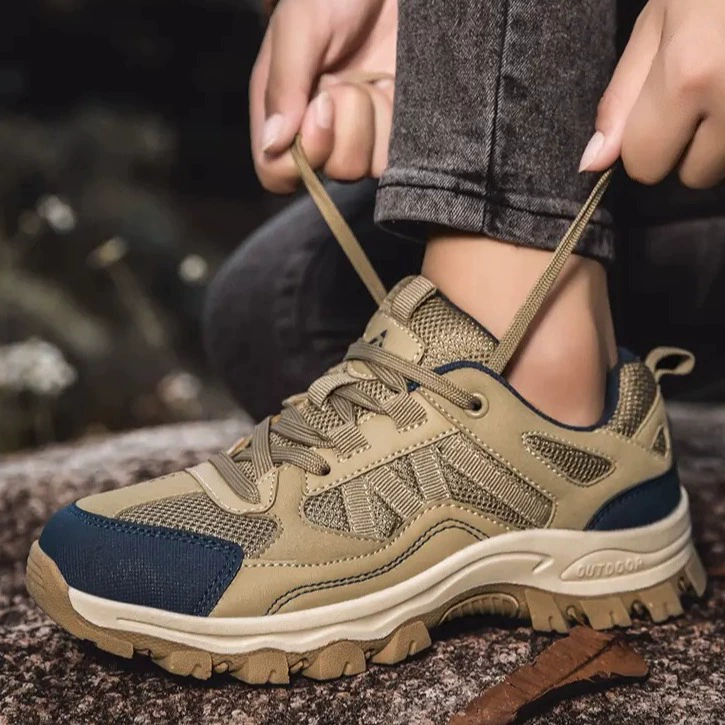 2024 внешняя торговля Летняя мужская обувь большого размера на открытом воздухе Спортивные кроссовки нескользкие и дышащие внедорожные кроссовки оптовая продажа