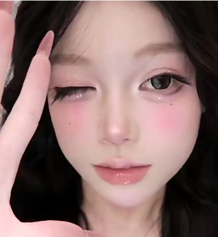 Mengjie Shangpin's popular baby straight eyelash false eyelash, natural one-piece style, lazy beginner's whole eyelash for photogenic undefined