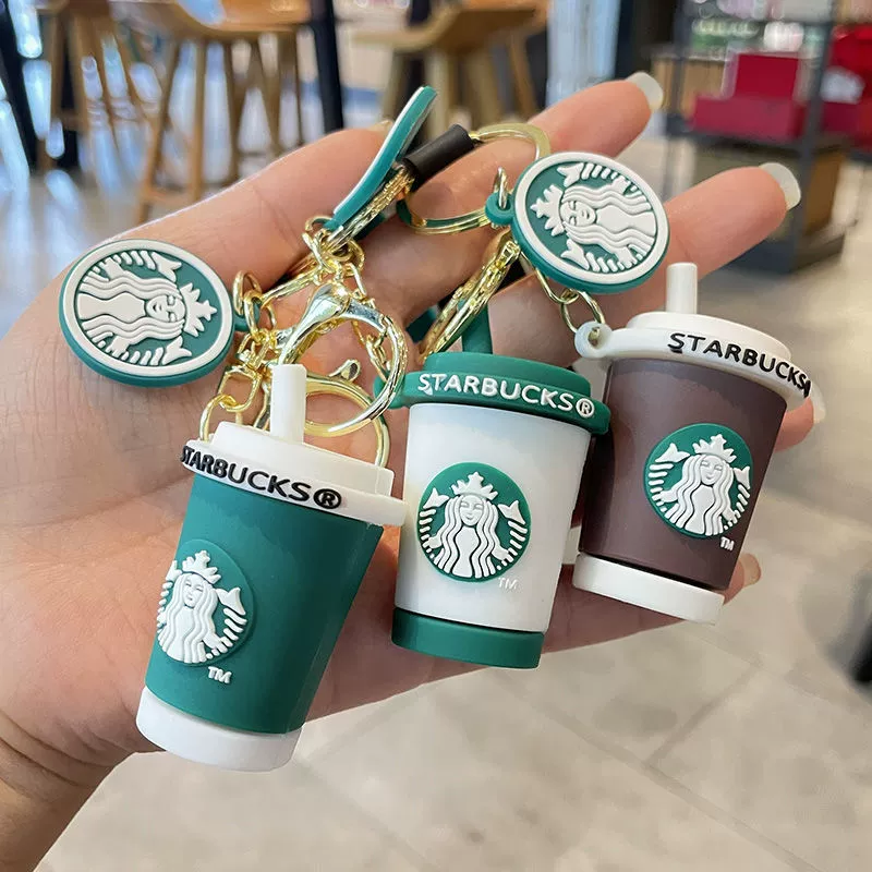Значок-брелок Starbucks, аксессуар для рюкзака, видеоигра для ключей, подарок на день рождения, для любимых, на заказ