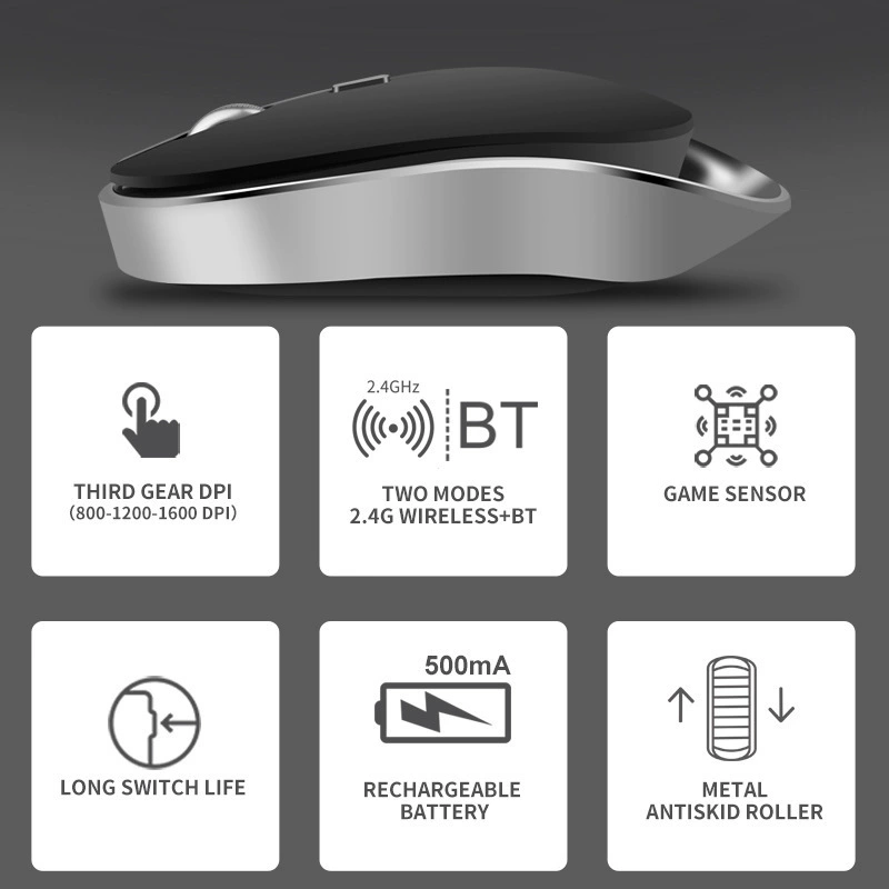 Мышь, зарядка для ноутбука, Bluetooth, 1 шт., бизнес-версия