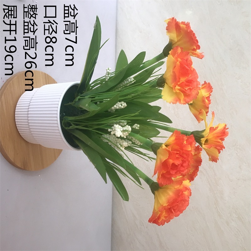 Pequeña imitación de flores falsas decoraciones de sala de estar decoración de mesa de té flores de plástico mano flores falsas plantas decoraciones