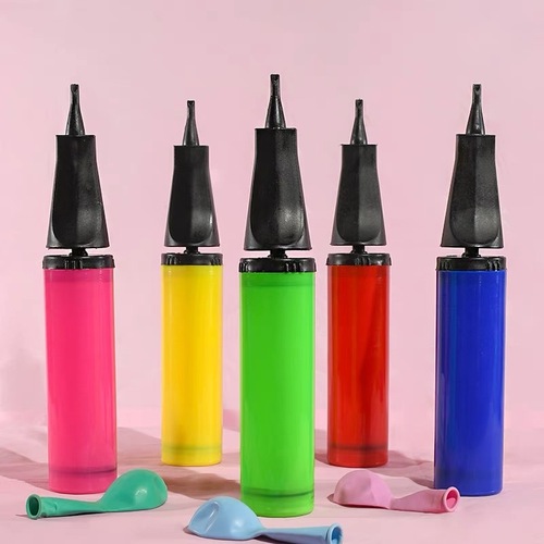 Hand push pump latex aluminum film balloon pump swimming ring pump tool portable air pump wholesale