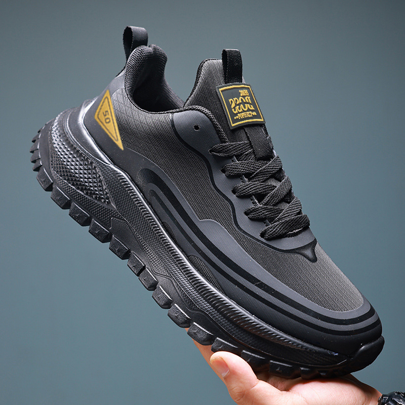 Dropshipping Men's Shoes 2026 Spring New Fashion Thick-Soled Casual Sports Shoes Trendy Versatile Lightweight Running Shoes