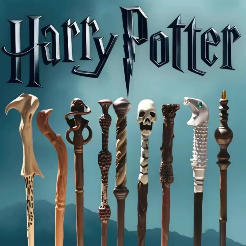 Harry Potter Wand, Hermione Magic Wand, Dumbledore Wand with Metal Core, Halloween Props Wholesale