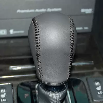 Specially Used for Honda Crv – Sürətlər qutusu və əl tormozu başlıqları - 09-13-sibo-rui-black-leather-black-thread