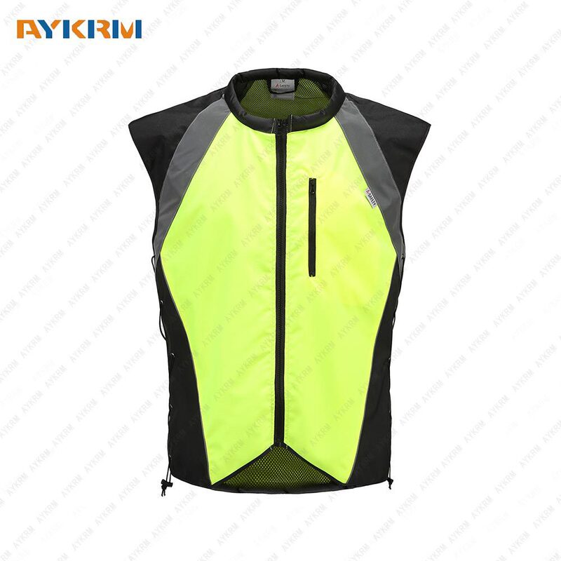 2023 Factory Direct Supply Motorcycle Riding Vest Fluorescent Clothing Reflective Clothing Vest Motorcycle Clothing Equipment Motorcycle Travel Vest