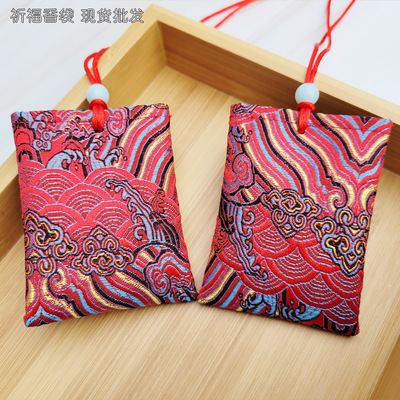 厂家批发刺绣祈福袋日式香囊空袋随身小香包挂件日本和风御守定制