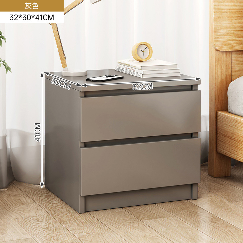 Cabina lateral de la meseta de cabecera pequeña moderna simple casera simple en línea mini armario de almacenamiento de la cama del dormitorio
