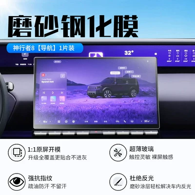 Car interior film – film, automotive accessories - 26-models-of-the-8th-generation-land-cruiser-navigation-new-7d-matte-anti-reflective-tempered-film