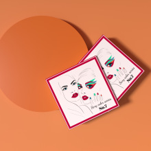 包装盒化妆品口红抽屉盒特种纸灰板黑色烫金工艺手机抽拉纸盒子