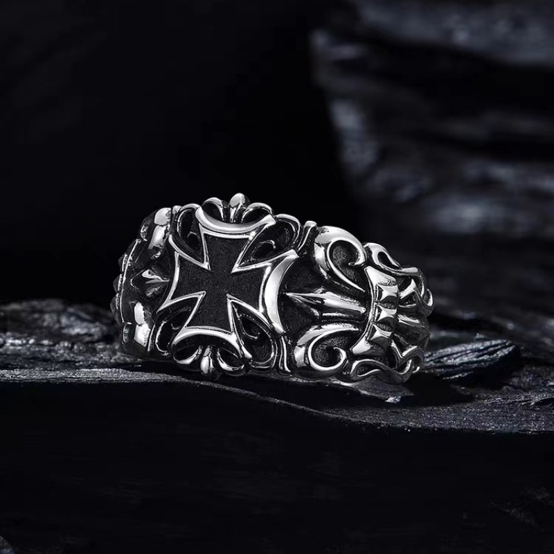 艺尚 Retro fashionable trend adjustable ring, silver 925 sample