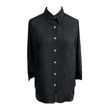 梵之舞当代爵士现代舞蹈衬衫上衣白色飘逸轻薄宽松演出练功服装女