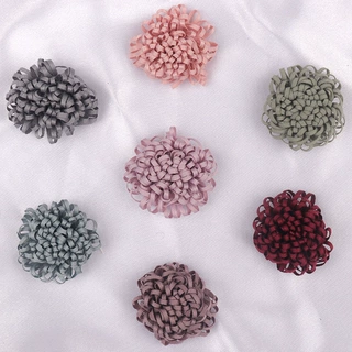 厂家直销现货4cm萝卜丝卷花手工花diy半成品服装辅料花朵饰品花