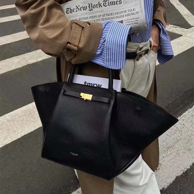 Demellier Wings Bag 새로운 스타일 간단한 어깨 핸드 토트 백 올 매치 대용량 하이 엔드 뉴욕 가방