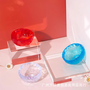 Wholesale beauty salon SPA Essential Oil Bowl crystal mask bowl SPA special mask bowl transparent acrylic mask Bowl