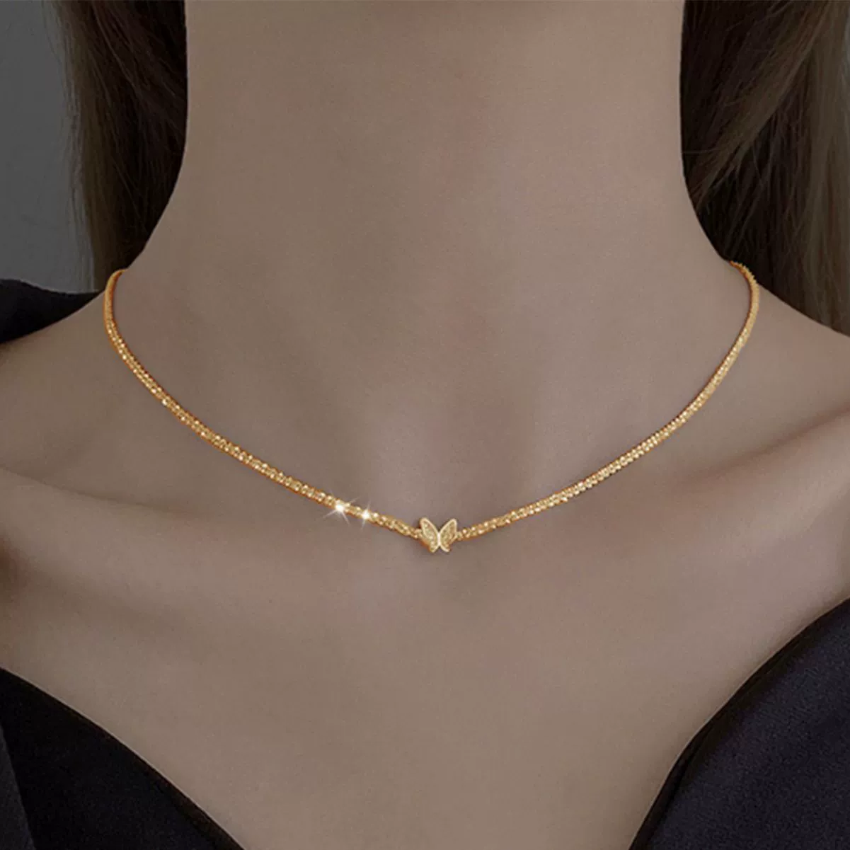 Модное ожерелье, цепь для ключей к сумке, стиль лёгкой роскоши, коллекция 2023