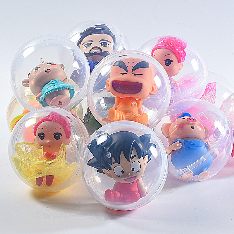 100mm扭蛋手办礼品小玩具幼儿园全透明大扭蛋球娃娃机游戏机厂家
