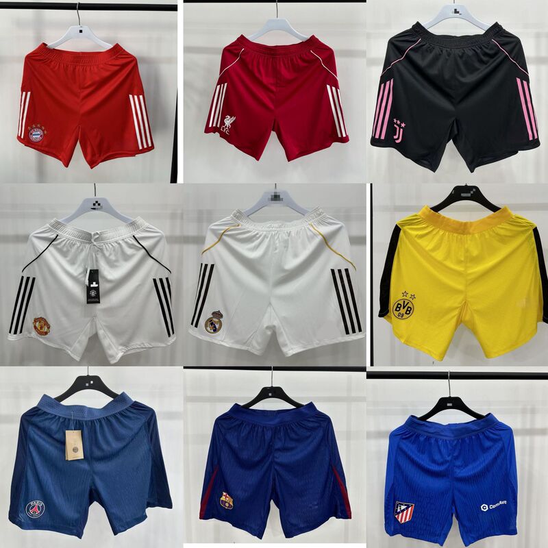2526 Shorts Player Version Real Madrid Barcelona Bayern Munich Manchester United Arsenal Atletico Football Jersey Sports Pants