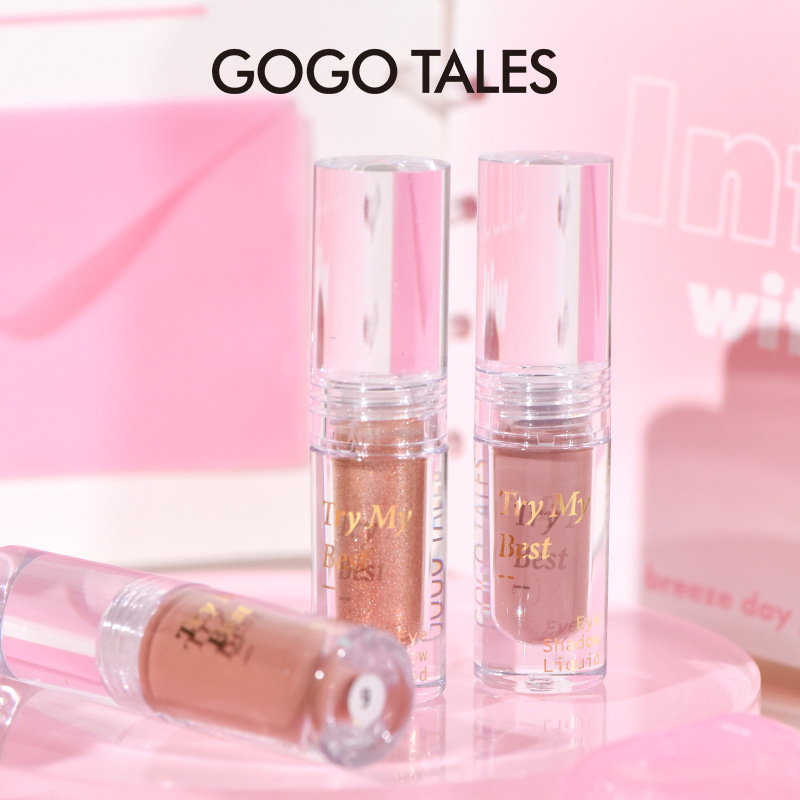 Gtales Gogo Dance Paste Soft Pink Fine Flash Shiny Crystal Diamond Liquid eye shadow GT564_voghion.com