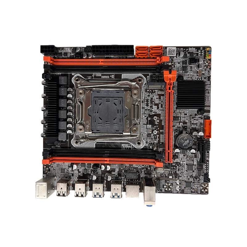 Motherboard with chip, set, x99, D4, 4m, E5, 2696v