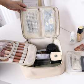 化妆包女2025新款便携大容量化妆袋化妆箱旅行化妆刷化妆品收纳包