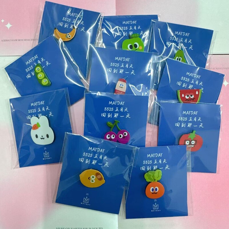 In-Stock Mayday Merchandise Metal Badges 5525 Concert Support Commemorative Brooches Badges Gifts Collection Wholesale In-Stock Mayday Merchandise Metal Badges 5525 Concert Support Commemorative Brooches Badges Gifts Collection Wholesale