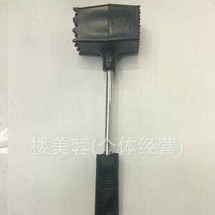 Black Plastic Handle Rubber Handle Head Meat Hammer, Knock Ice Hammer.