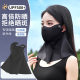 Neck Protection Non-Marking Semi-Covering Hyaluronic Acid Ice Silk Mask Sunscreen Mask Breathable UPF500 UV Protection Face Cover