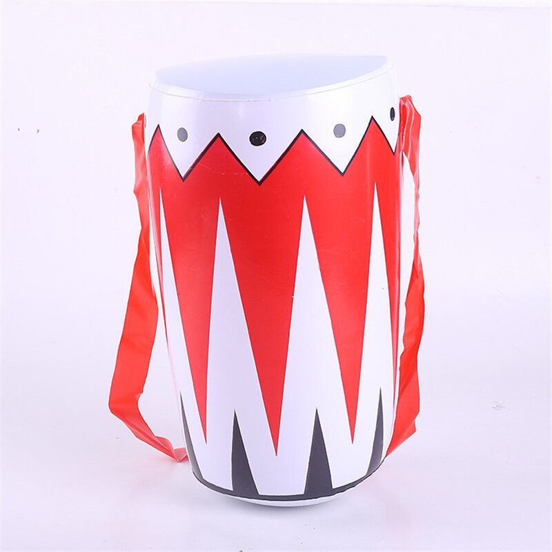 Guitarra infláble de llamas de colores europeos y estadounidenses para niños instrumentos musicales de escenario accesorios para niños interés para cultivar juguetes inflables al por mayor