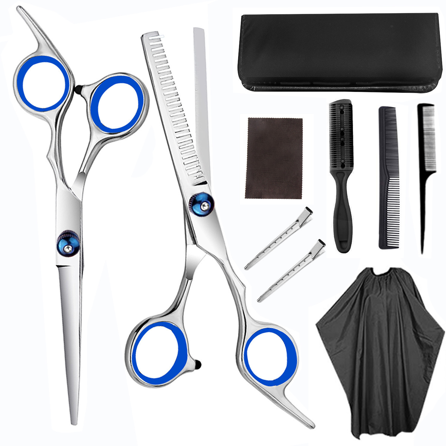 Set de Tijeras de Peluquería Profesional para Peluquería y Hogar image 5