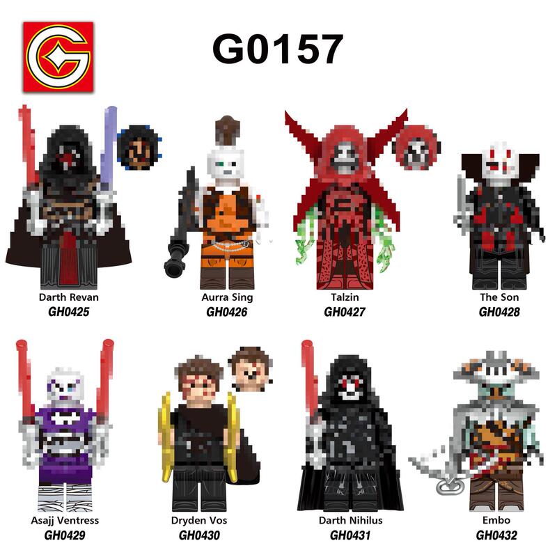 Foreign Trade Goods G0157 Planet Series Kidsren's Assembled Building Blocks Minifigure Toy Bag Wholesale Gh0425-0432