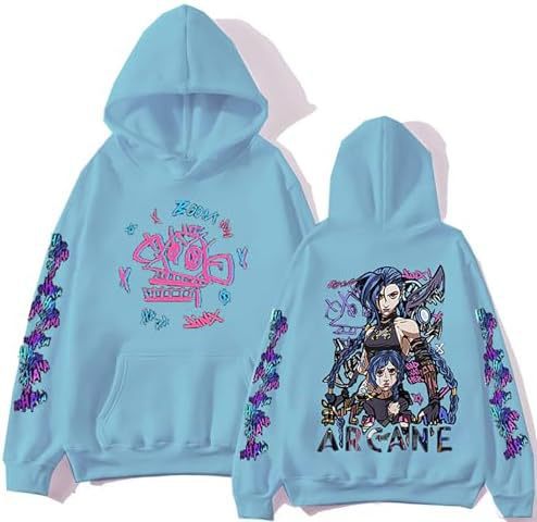 Sudadera transfronteriza AliExpress Arcane jinx Hoodie Novelty Graphic Long Sleeve