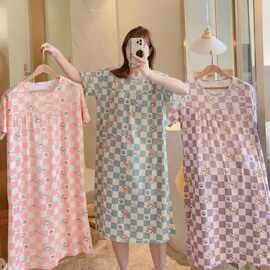 southeast Asian pajamas2023新款韩版睡裙女夏季 大码睡衣