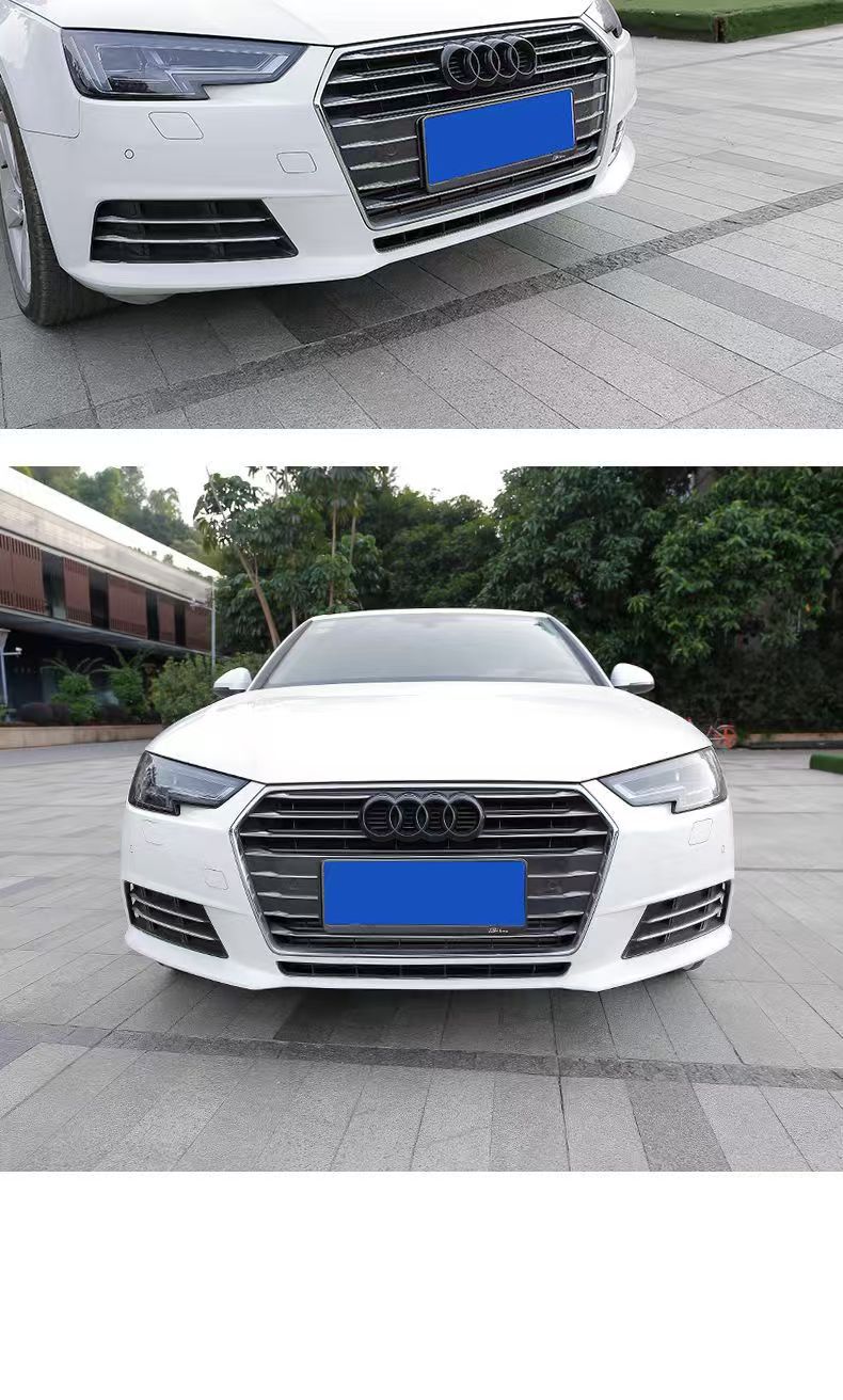 Applicable to Audi four-ring standard Q3Q5 net standard A5A6A4L modification RS3 front standard rear tail standard Audi front and rear car logo