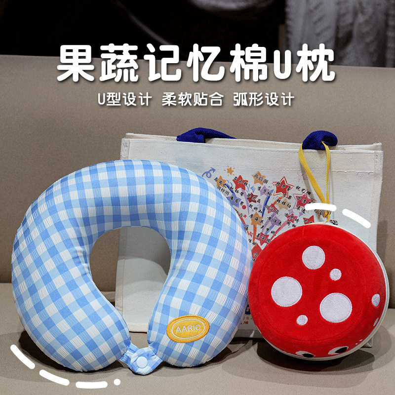 Fábrica directa almohada en forma de U cuello almohada de algodón de memoria viaje almohada de oficina para dormir almohada de regales para chicas