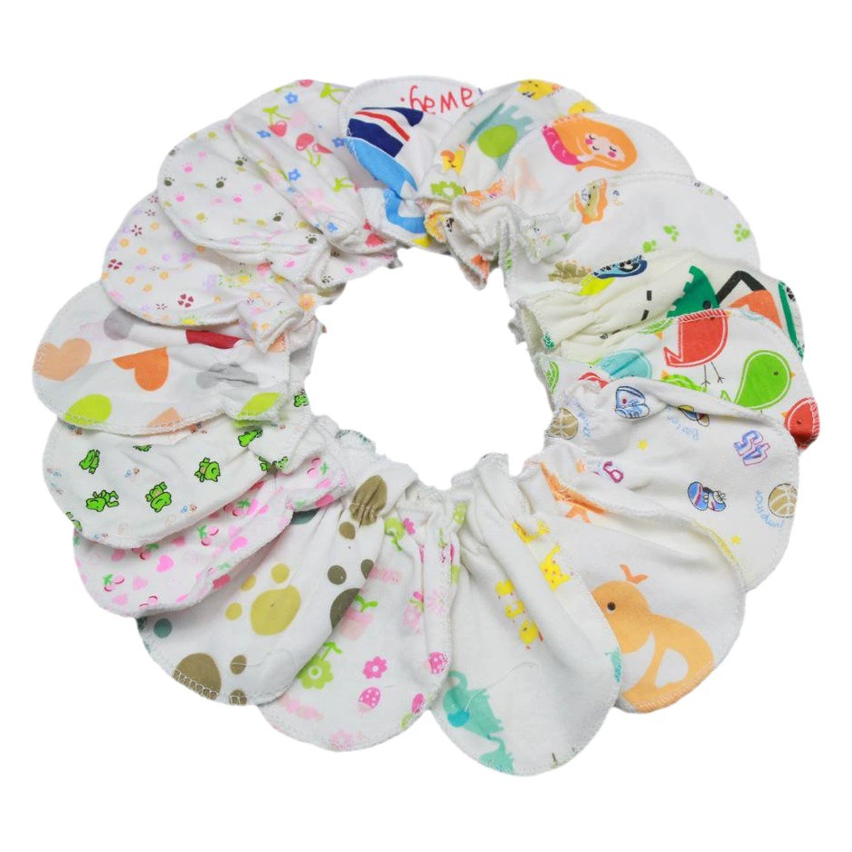 (Независимая упаковка) Спотовые вязаные хлопчатобумажные детские перчатки