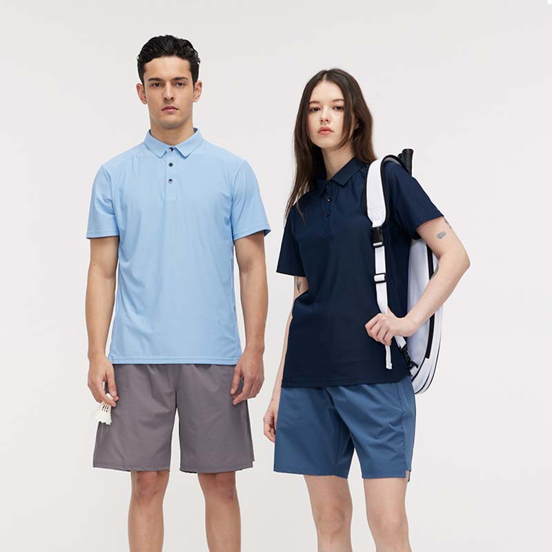 Ropa de secado rápido para hombres y mujeres de verano Camisa de polo de alta gama Tenis Club de Golf manga corta en stock LOGO imprimible