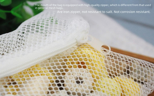 Fish tank filter material net bag, bacterial house activated carbon bag, plastic zipper net pouch containment bag