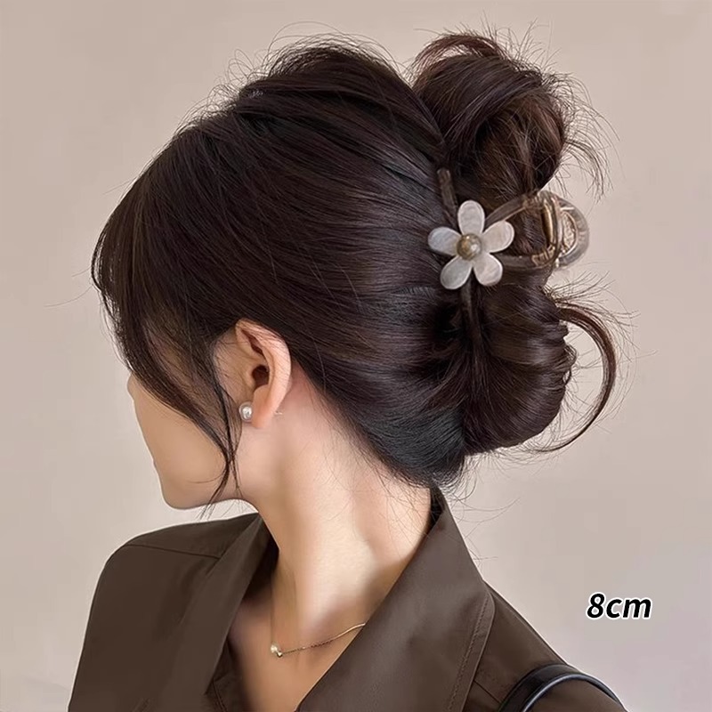 15 # beige 5 flores de pétalos aproximadamente 8cm